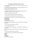 GUÍA EXAMEN EXTRAORDINARIO HISTORIA 3º GRADO s/r