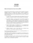 Matriz de Evaluación de Factor Interno (MEFI)