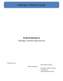 Liderazgo y contexto organizacional