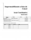 Impermeabilizante a base de Unicel