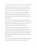 EL APRENDIZAJE: UNA RUTA QUE VA MÁS ALLÁ DE IR A UNA INSTITUCIÓN