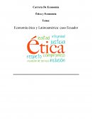 Economía ética y Latinoamérica: caso Ecuador