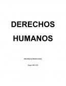 Derechos humanos. OBJETO DE ESTUDIO