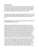 Resultado de entrevista consolidado al Rector