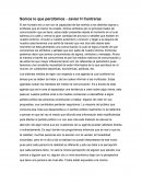 Resumen del Libro Somos lo que perseguimos de Javier H Contreras