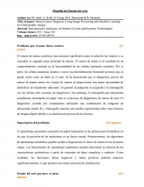 Breast Cancer Diagnosis Using Image Processing and Machine Learning for Elastography Images. Página 1