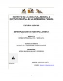 LA FALTA DE PERSONALIDAD EN JUICIO CIVILES