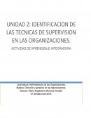 CULTURA Y TECNICAS DE SUPERVISION