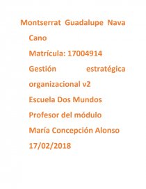 EL DISEÑO ORGANIZACIONAL DOS MUNDOS ES ORGANICO. Página 1
