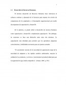 Desarrollo de Recursos Humanos