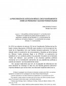 LA PROCURACIÓN DE JUSTICIA EN MÉXICO. CINCO PLANTEAMIENTOS SOBRE LOS PROBLEMAS Y ALGUNAS POSIBLES SALIDAS