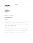 Historia clinica cirurgia