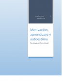 PROYECTO “MOTIVACION, APRENDIZAJE Y AUTOESTIMA”