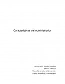 Características del Administrador. Roles de los Gerentes