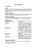 PLAN DE DISTRIBUCIÓN Target Group