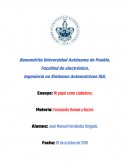 Ingeniería en Sistemas Automotrices ISA. Ensayo: Mi papel como ciudadano