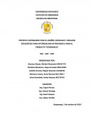 PROYECTO INTEGRADOR PARA EL DISEÑO, MODELADO Y ANALISIS ESTADISTICO PARA OPTIMIZACION DE PROCESOS O PARA EL PRODUCTO “ECOMUEBLES”