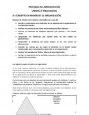 EL CONCEPTO DE MISIÓN DE LA ORGANIZACIÓN