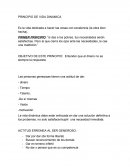 Principio de Vida Dinámica Desarrollo humano y profesional