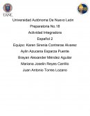 Preparatoria No.18 Actividad Integradora Español 2