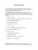 Resumen LEYES DE FARADAY