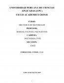 MECÁNICA DE MATERIALES