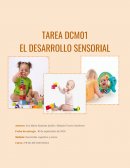 EL DESARROLLO SENSORIAL