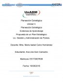 Evidencia de Aprendizaje. Propuesta de un Plan Estratégico