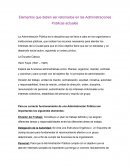 Teoría de la Burocracia. Elementos en las administraciones públicas actuales