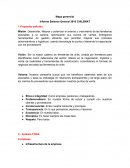 Mapa gerencial. Informe Balance General 2010 CHILEMAT