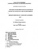 EMPRESA FERREYROS SA – OPERACIÓN LAS BAMBAS