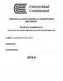 FALLAS DE UN TRANSFORMADOR ELECTRICO DE DISTRIBUCIÓN