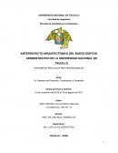 ANTEPROYECTO ARQUITECTÓNICO DEL NUEVO EDIFICIO ADMINISTRATIVO DE LA UNIVERSIDAD NACIONAL DE TRUJILLO INFORME DE PRACTICAS PRE PROFESIONALES