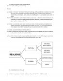 Relación hombre-conocimiento-realidad