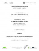 EVOLUCIÓN Y TAXONOMÍA DEL MANTENIMIENTO