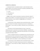 Competencia personal