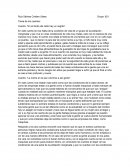 Tarea de los cuentos . La noche en que volvimos a ser gente
