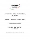 GESTION Y ADMINISTRACION DE PYMES Creatividad e Innovación Empresarial