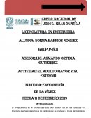 El Adulto Mayor y su Entorno . Enfermería