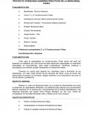 PROYECTO VIVENCIADO SABERES PRÁCTICOS EN LA BINACIONAL ITAIPÚ