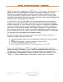 Semana 1: Cualidades de líderes. Plan de desarrollo personal y profesional (PDPP)