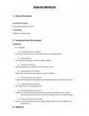 Plan de proyecto Empresa de transporte D’LUJO