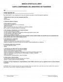 Carta compromiso panderos