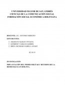 Poder militar y retorno de la democracia en Bolivia