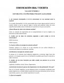 Taller Comunicación oral y escrita