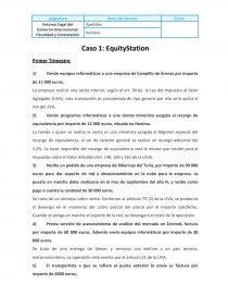 CASO EQUITYSTATION. Página 1