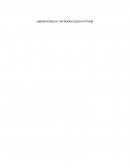 LABORATORIO # 1 INTRODUCCIÓN A PYTHON