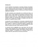 EDUCACIÓN. Cuando hablamos de educación se visualizan aspectos importantes