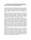 El conocimiento administrativo