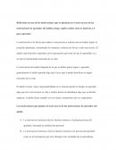 Reflexiona acerca de las motivaciones . Cosas que me motivan para aprender